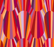 red/orange wavy pattern